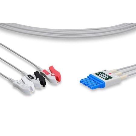Criticare Compatible ECG Leadwire - 3 Leads Pinch/Grabber